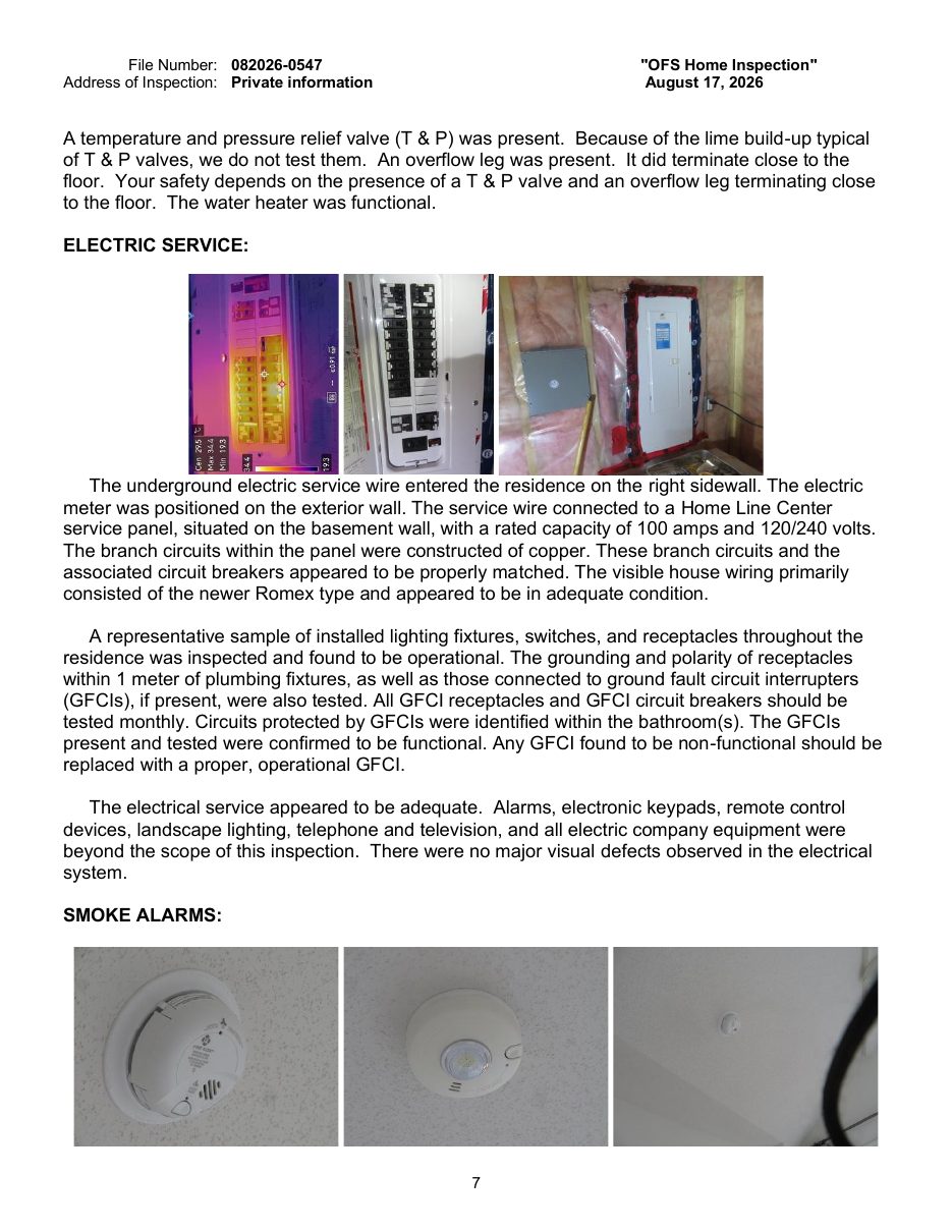 Sample inspection report — page 7 of 14